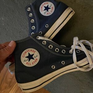 Converse High Tops Navy Blue